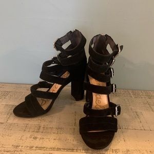 Sam Edelman Yasmina Suade dress sandals